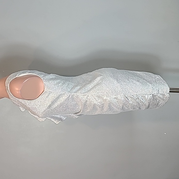 Hailey Logan by Adrianna papell mini metallic‎ dress Winter Wedding New Year - Picture 4 of 9